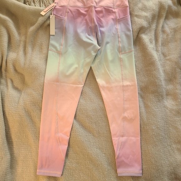 Pastel Rainbow Leggings with Pockets - Picture 4 of 5